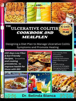cover image of THE ULCERATIVE COLITIS COOKBOOK AND MEALPLEN